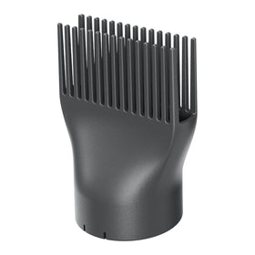 wavytalk grey comb nozzle front view showing shape and secure snap-on fit benefits