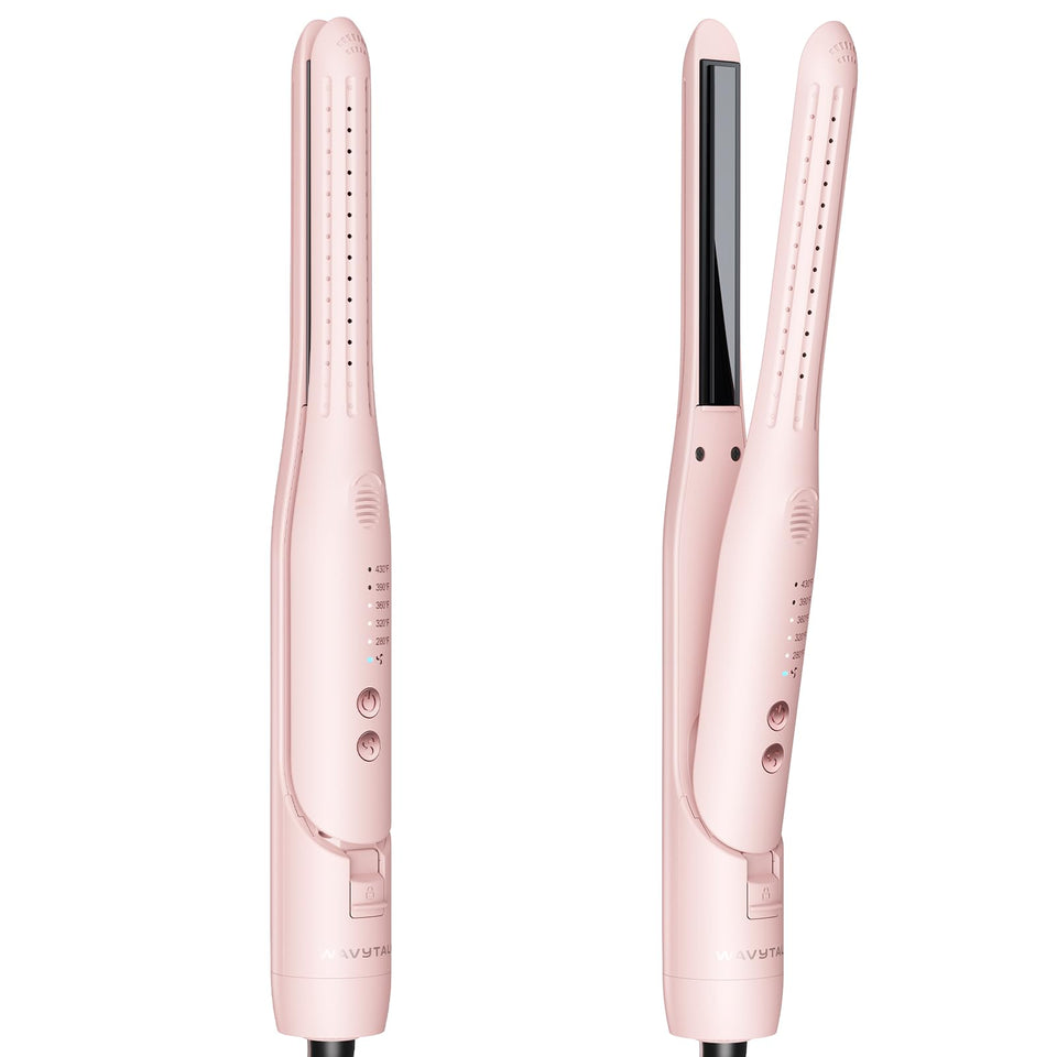 wavytalk front view of slim 0.65-inch pencil styler showing compact profile and grip benefit