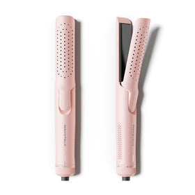 wavytalk front view pink styler showing compact design and quick styling benefit