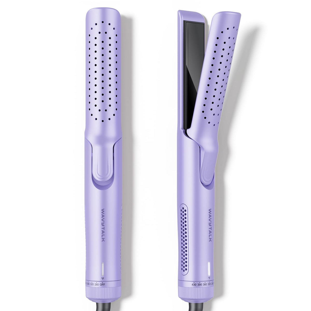 wavytalk front view of styler showing compact design and ease of use