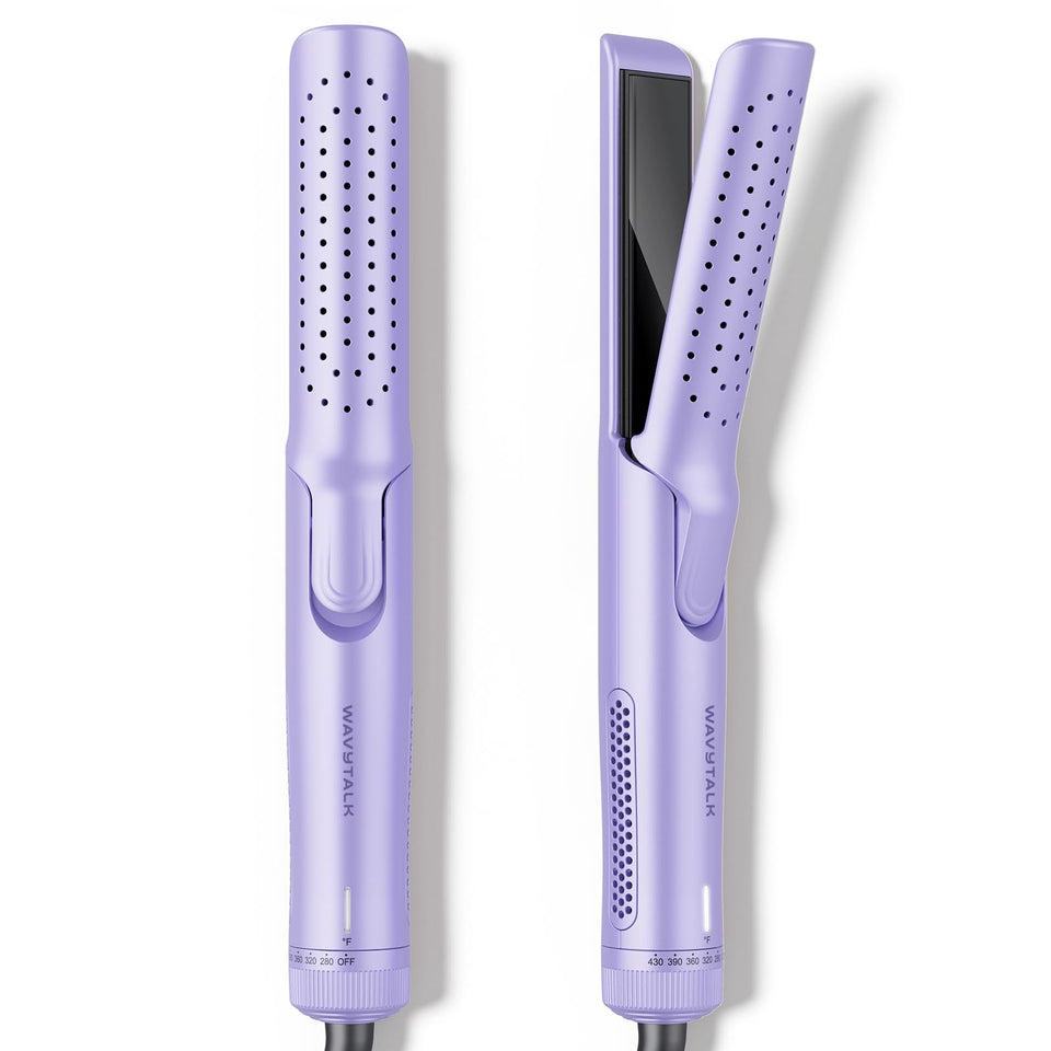 wavytalk front view of styler showing compact design and ease of use