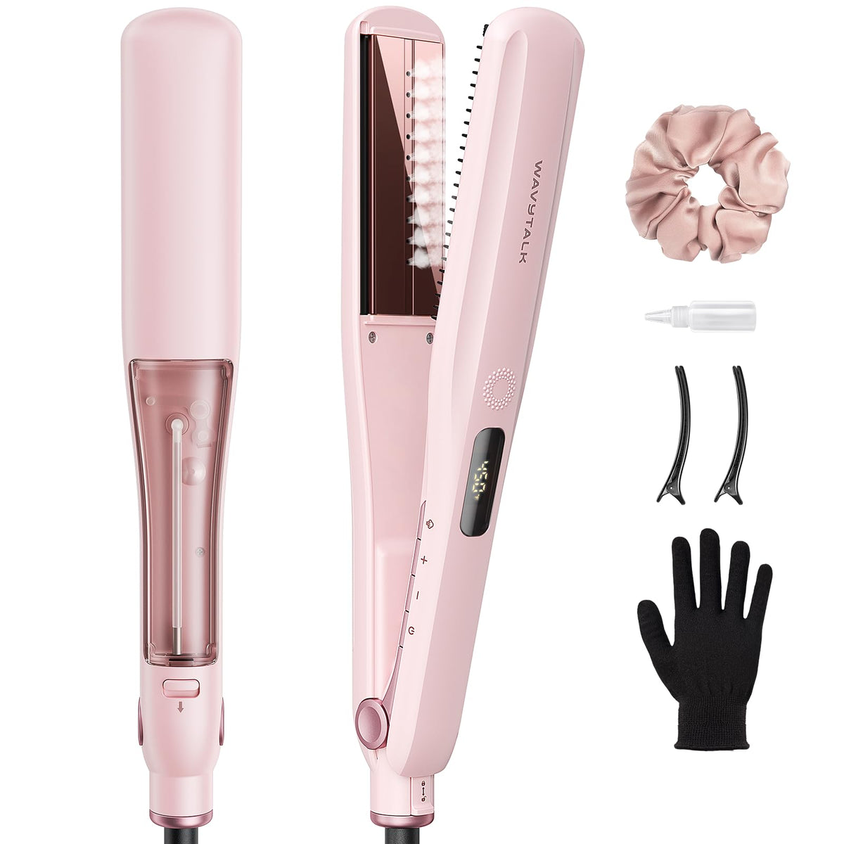 wavytalk front view in sakura pink showing sleek design and ergonomic grip