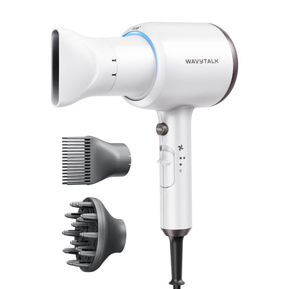 wavytalk front view dryer showing sleek design and fast drying benefit