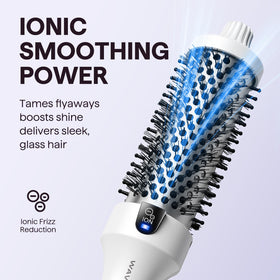 wavytalk heated bristles detail gripping hair for smooth styling