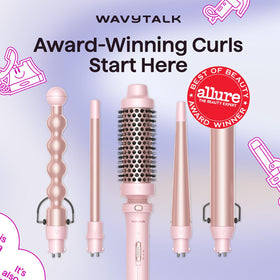 wavytalk heated brush detail with bristles for smooth volumized finish