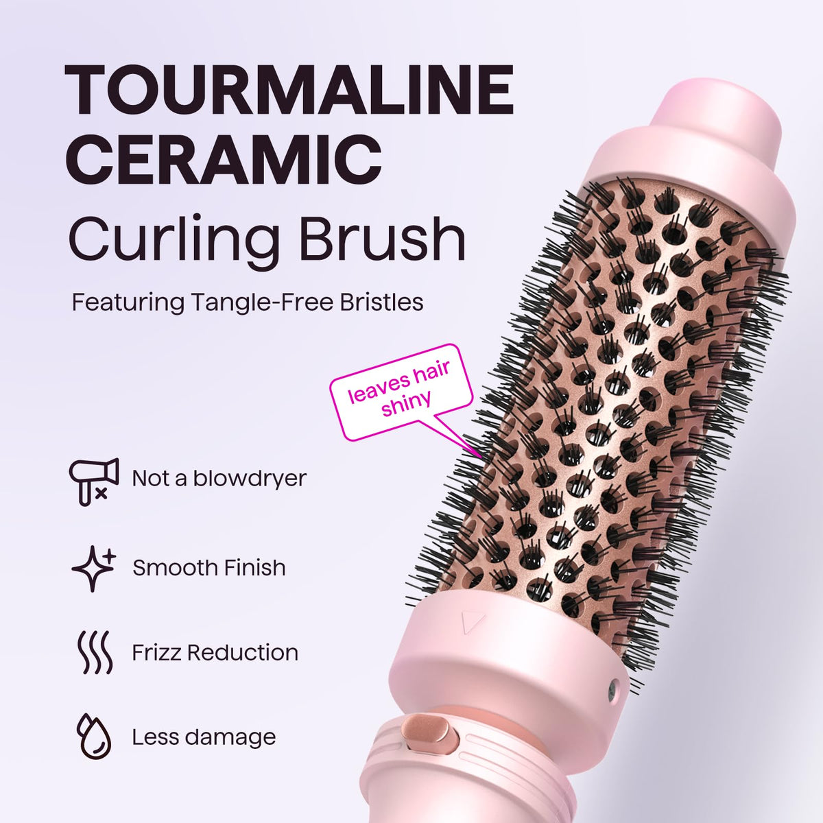 wavytalk tool in use creating tight curls delivering defined texture