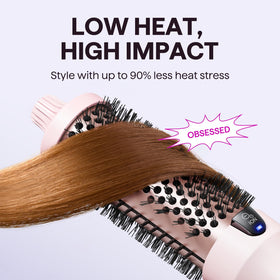 wavytalk LED display and controls showing five temperatures for precise styling