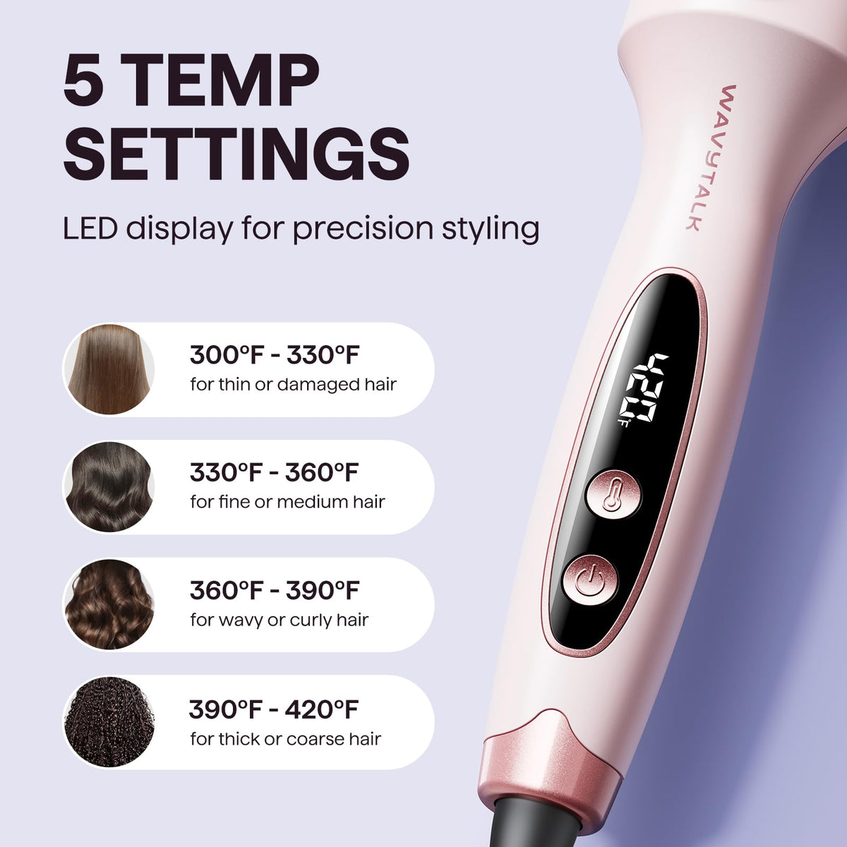 wavytalk held in hand to show compact size and travel convenience