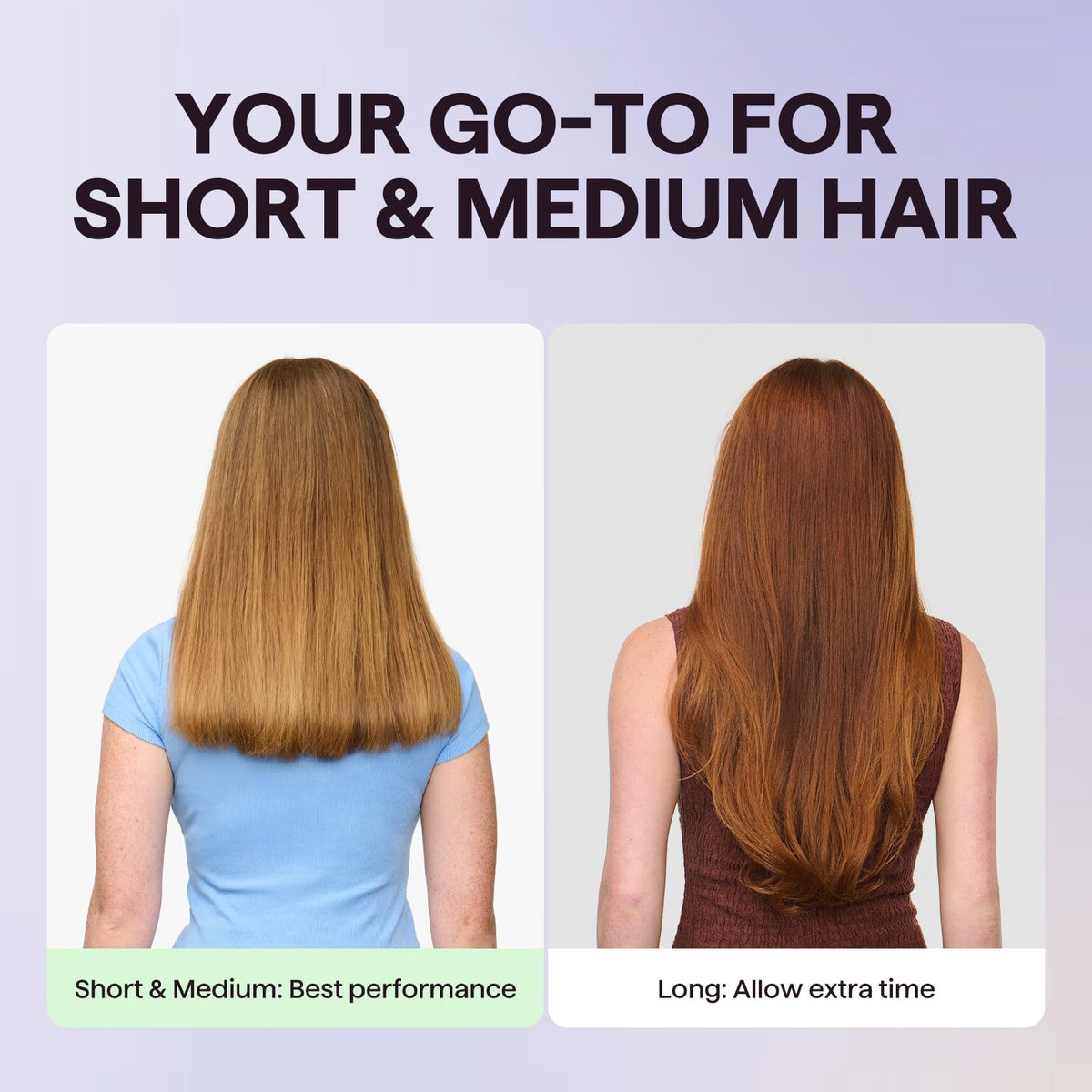 wavytalk styling hair to demonstrate frizz reduction and smooth finish