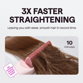wavytalk steamline pro styling demo on curly hair reduces frizz and adds smoothness