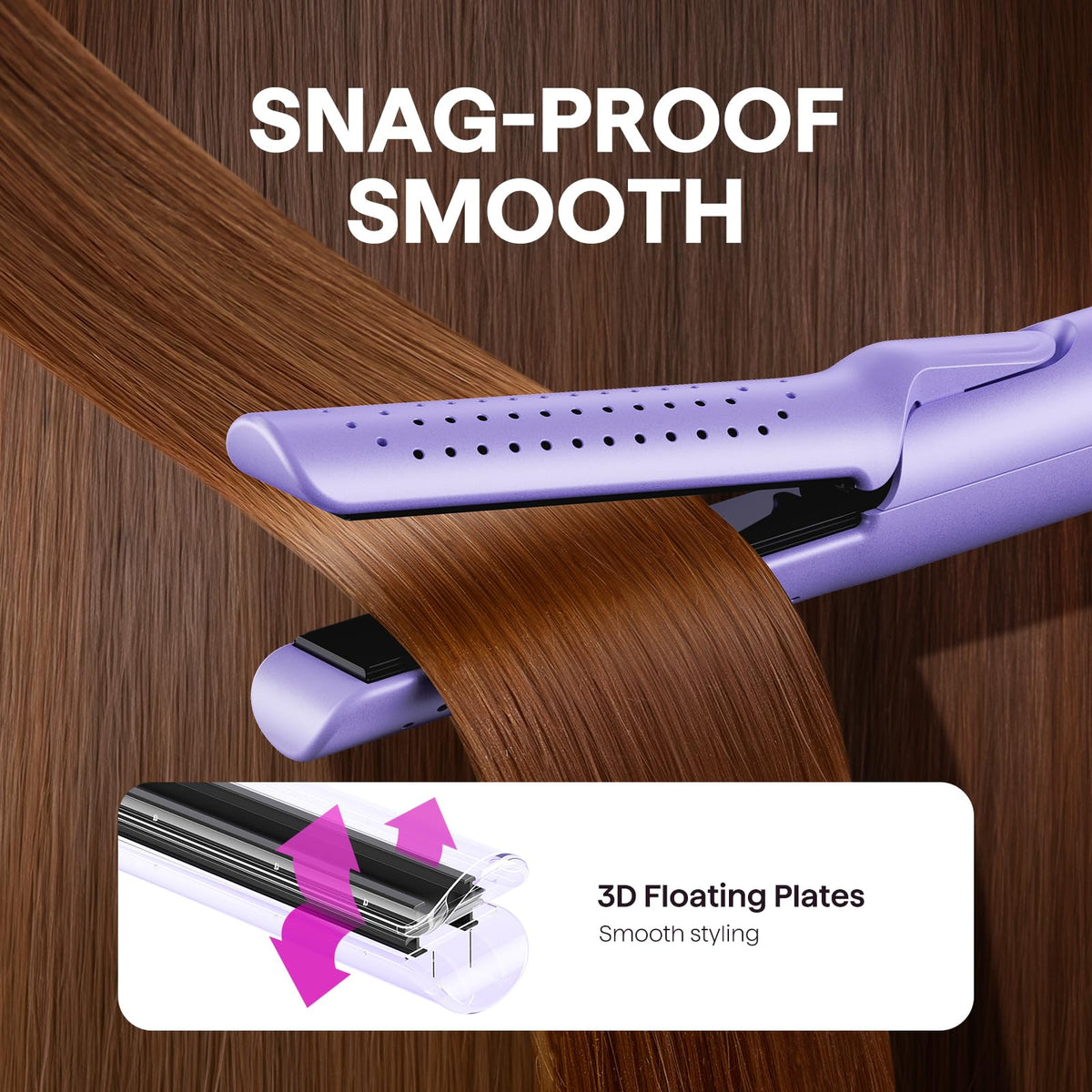 wavytalk styler held in hand demonstrating size and ergonomic comfort