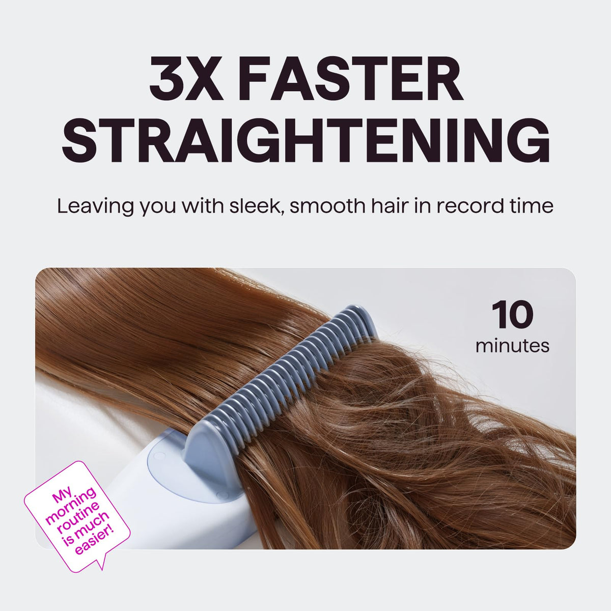 wavytalk temperature display and controls with four heat settings for versatile styling