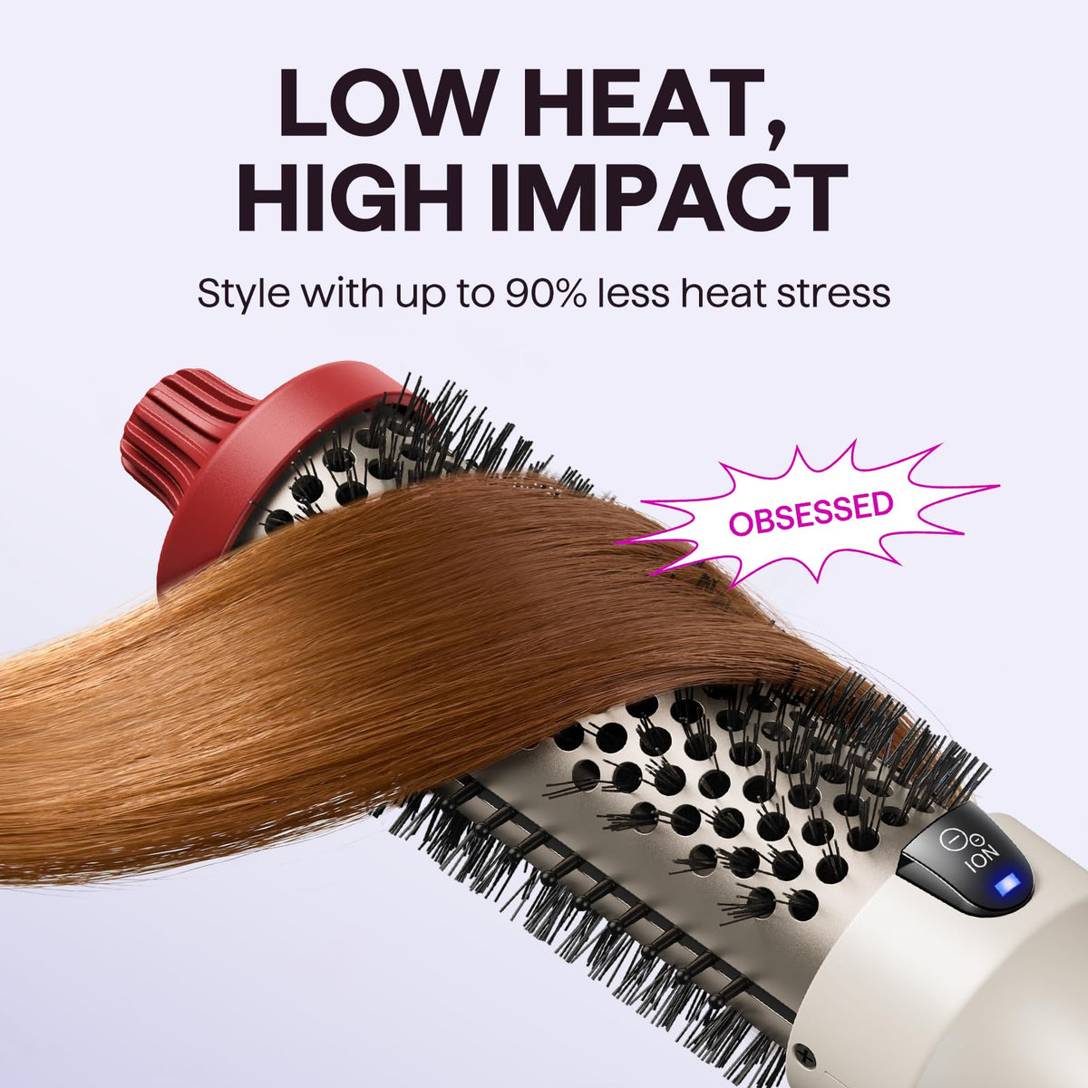 wavytalk finished hair texture before and after showing reduced frizz and boost