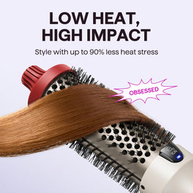 wavytalk finished hair texture before and after showing reduced frizz and boost