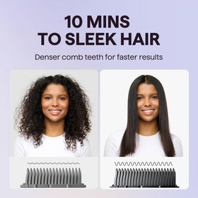 wavytalk detailed tooth structure image illustrating snag-free teeth that protect hair during use