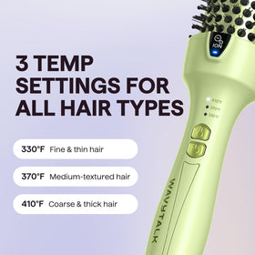 wavytalk brush inside travel pouch ready for packing and portable hairstyling