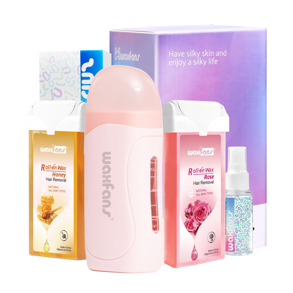 waxfans front packaging showing kit components and benefits
