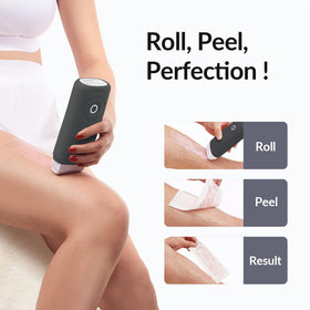 waxfans wax strip application demonstrating smooth roll-on coverage and easy removal