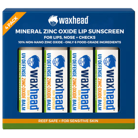 Waxhead mint 4 pack front packaging showing product grouping and mint flavor benefit
