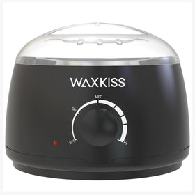 waxkiss front view with lid showing compact design and clear monitoring benefit