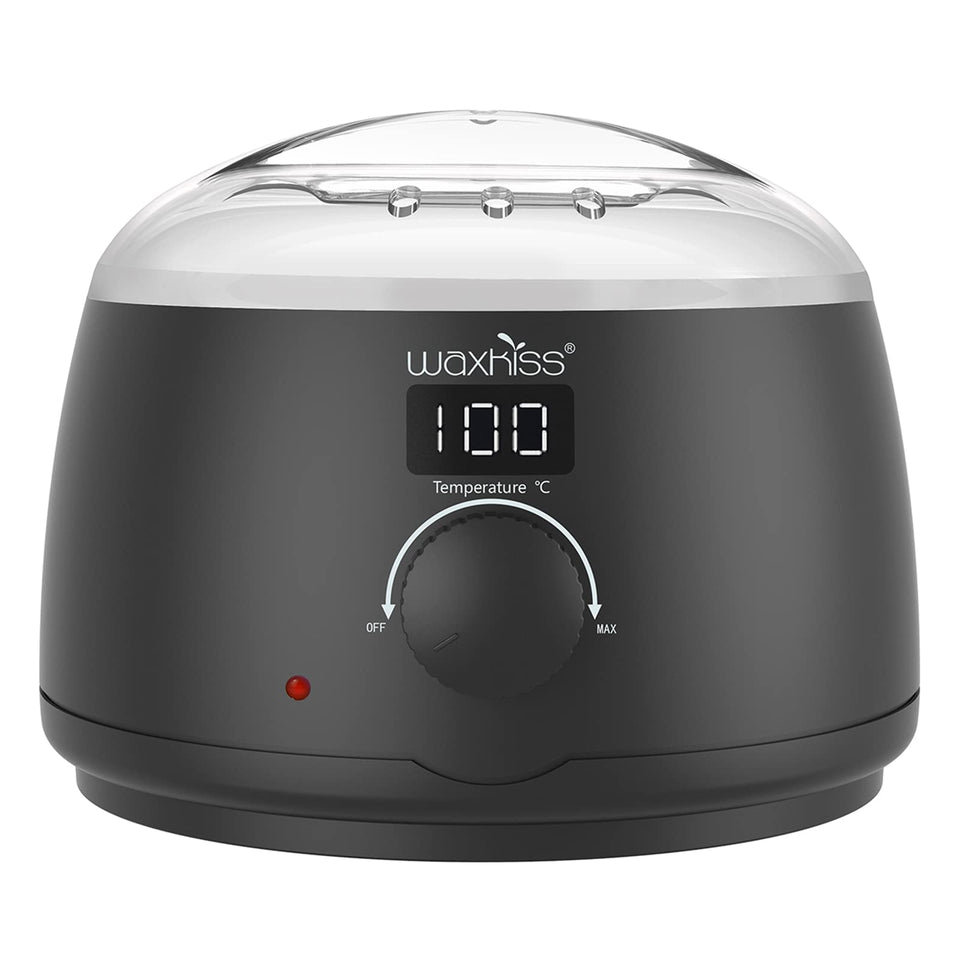 waxkiss front view with lid showing compact design and portability