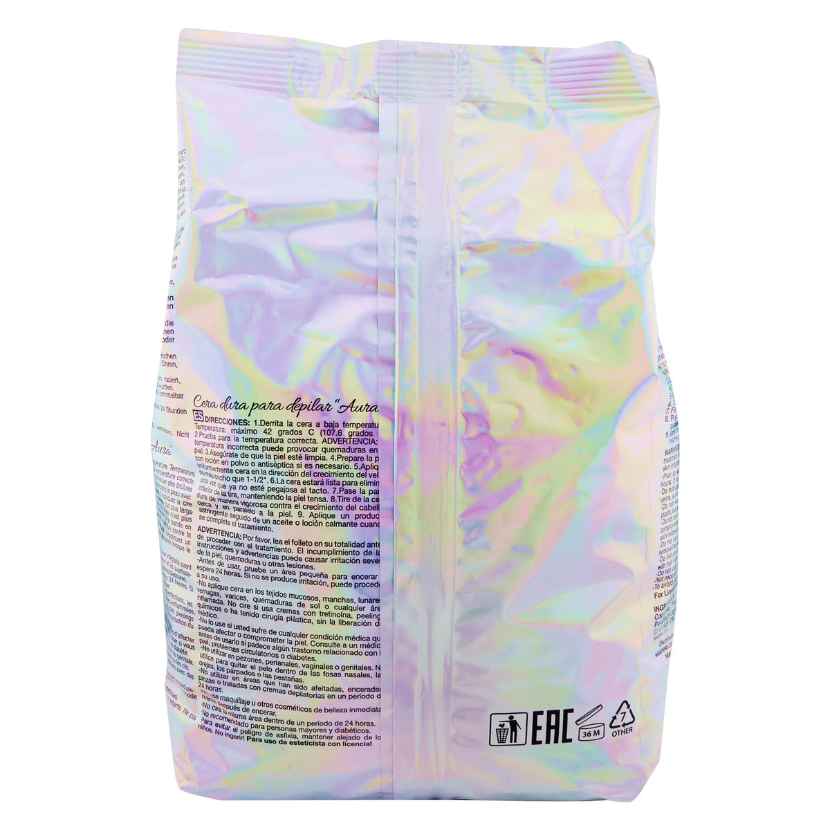 Close-up of Waxness beads texture highlighting smooth melt and controlled application