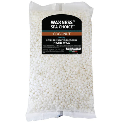 Waxness front tub showing coconut hard wax and easy professional use