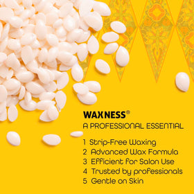 Spread texture of melted Waxness wax showing smooth application benefit
