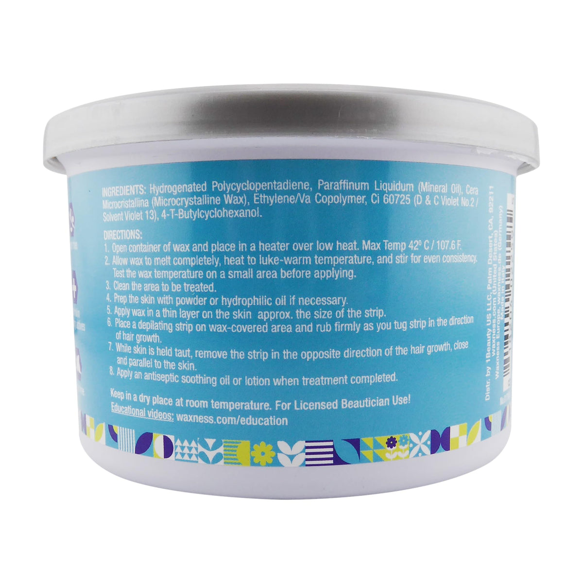 Waxness open tin displaying transparent gel texture for precise application