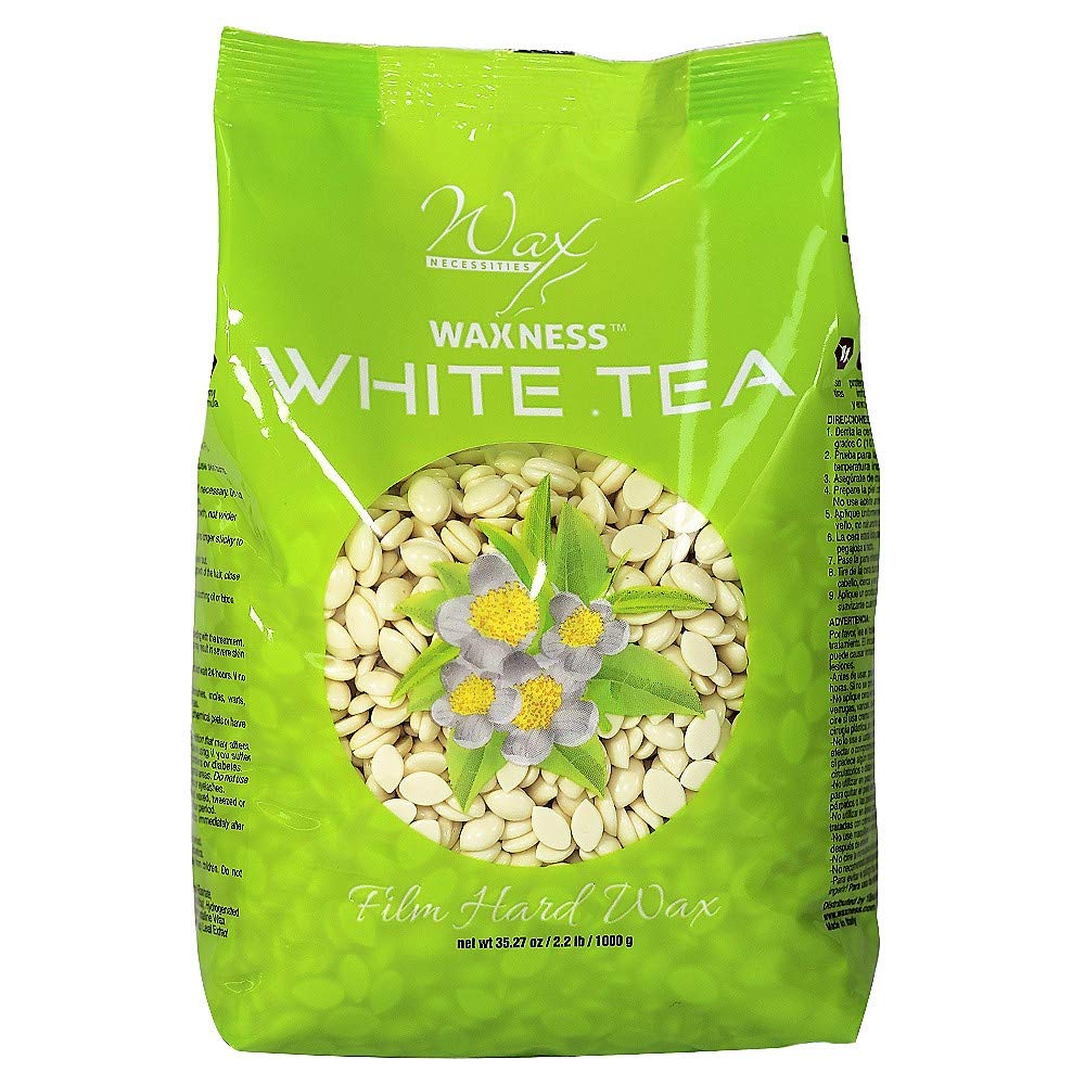 Waxness front packaging showing tub and white tea cream benefit