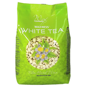 Waxness front packaging showing tub and white tea cream benefit