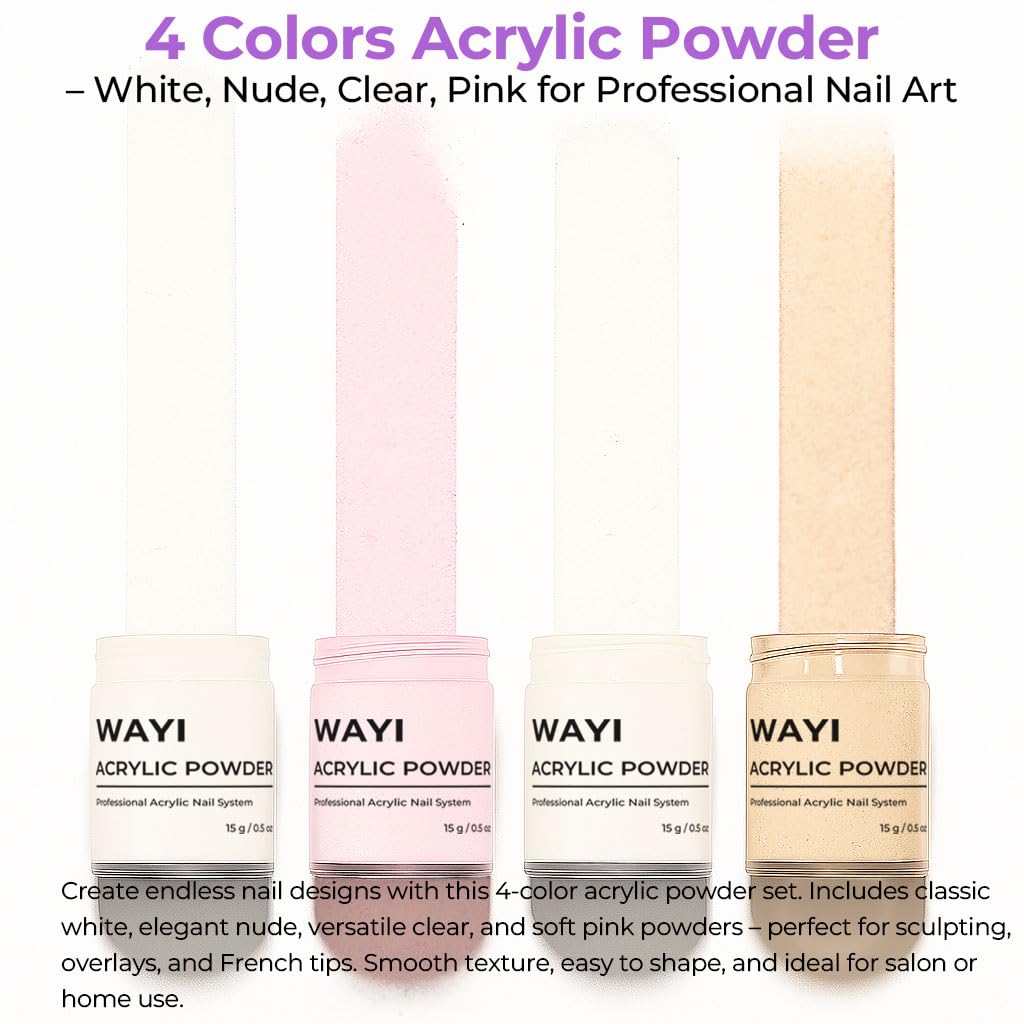 WAYI acrylic brush beside glass cup for precise bead placement