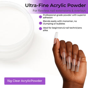WAYI nail forms and tips laid out to create custom nail extensions