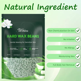 Wchiou close-up wax beads texture demonstrating smooth meltability