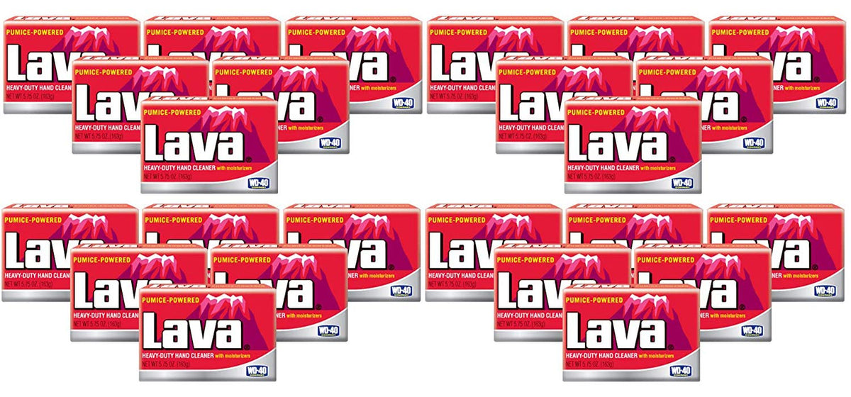 WD-40 Lava bar front packaging showing 5.75 oz bar and brand benefits