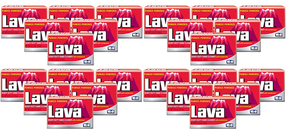 WD-40 Lava bar front packaging showing 5.75 oz bar and brand benefits