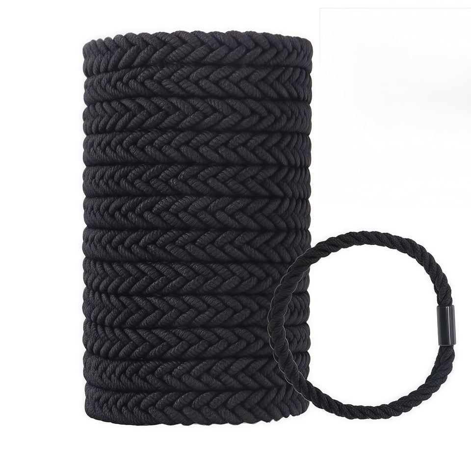 WDGROW front packaging showing 12-pack hair ties, convenient storage benefit