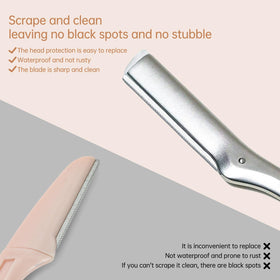 WDVFETGBGHHDSCFRCE close-up of blade edge highlighting sharpness and precise shave
