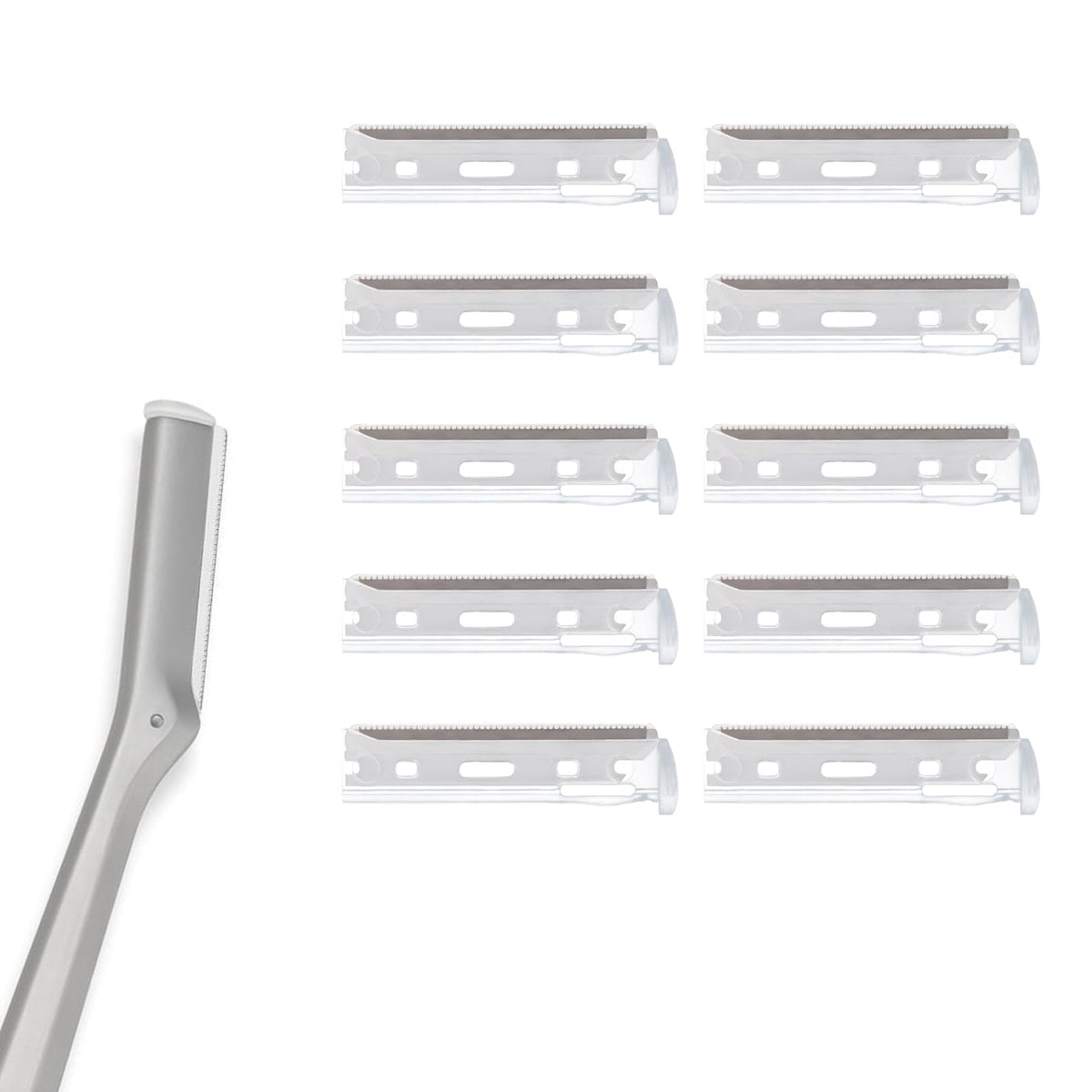 WDVFETGBGHHDSCFRCE front packaging showing ten replacement blades and compatibility