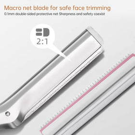 WDVFETGBGHHDSCFRCE lifestyle bathroom setup showing refills ready for grooming convenience