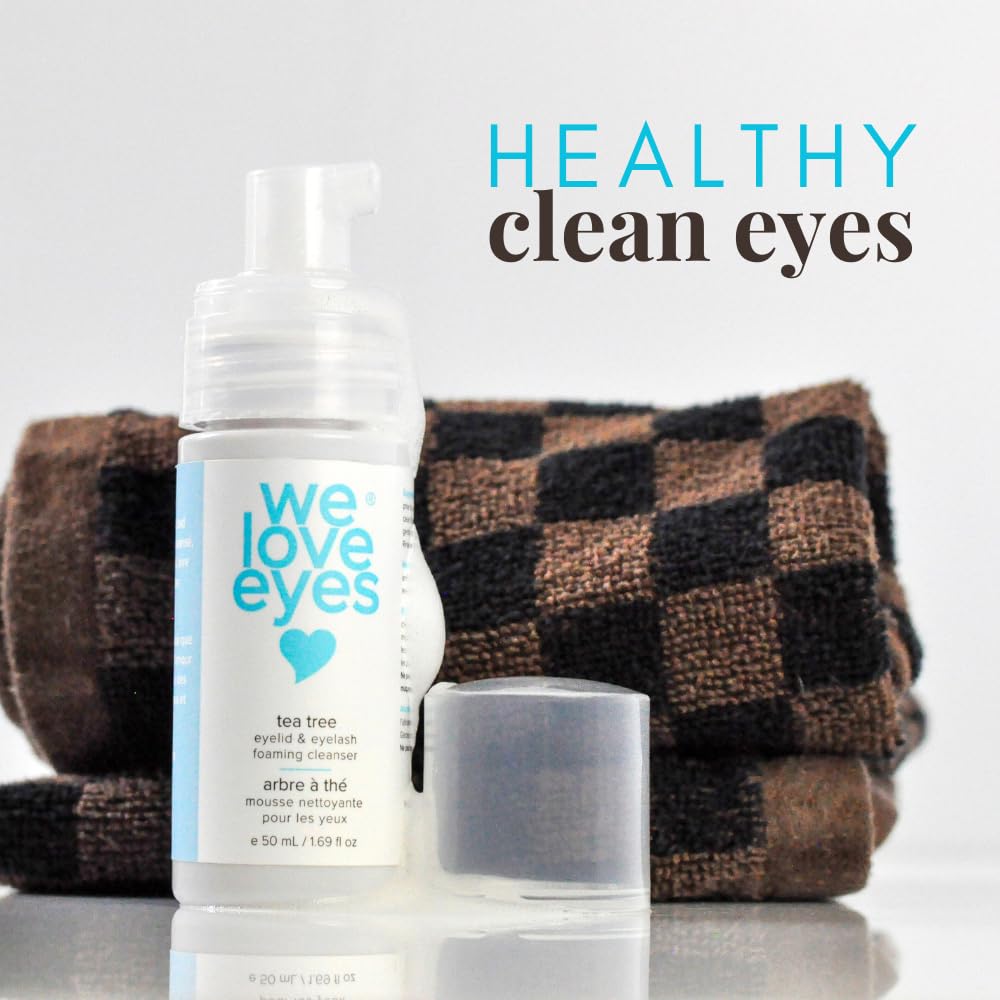 We Love Eyes foam close-up texture demonstrating gentle lathering