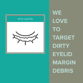 We Love Eyes on bathroom shelf in lifestyle setting promoting daily use