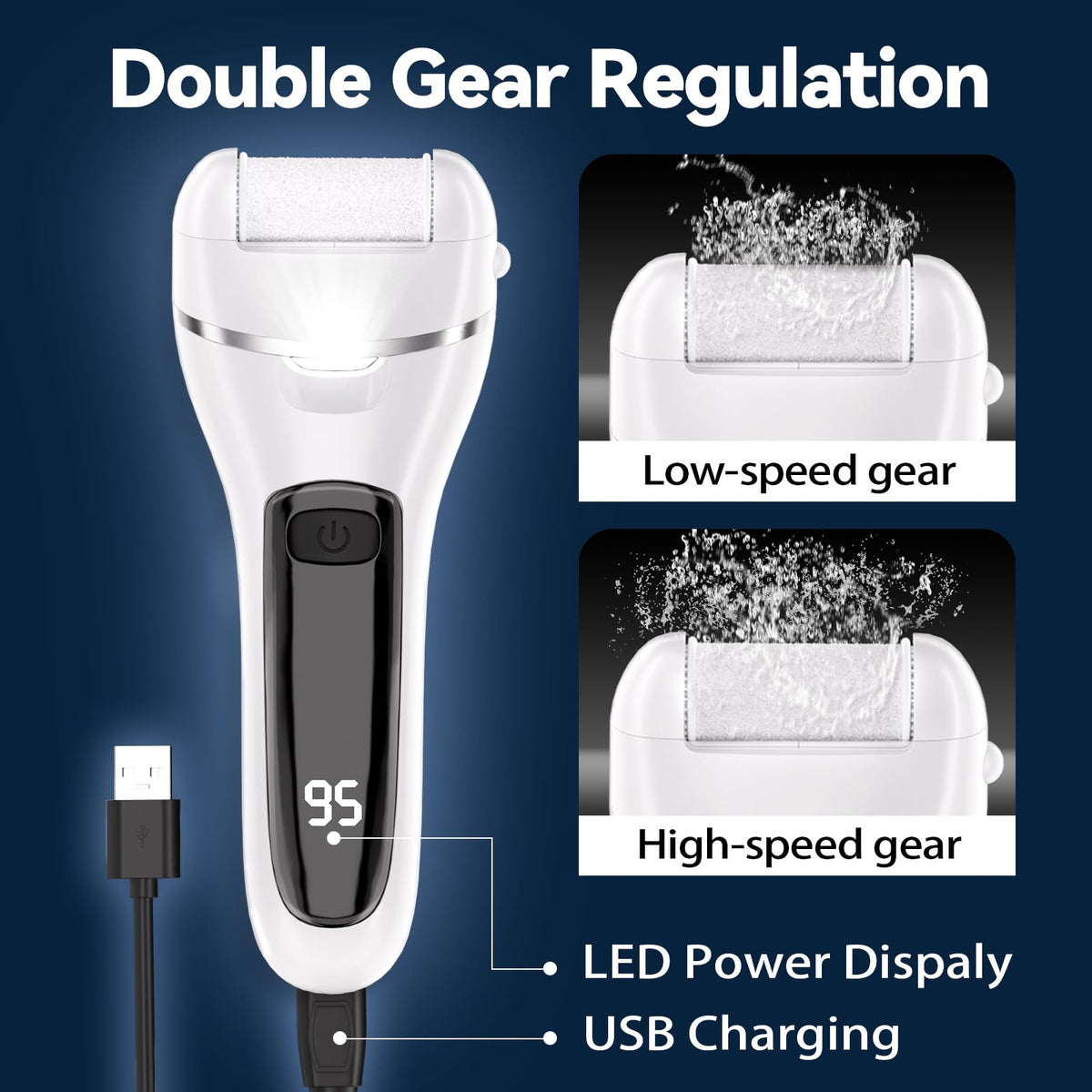 Wea&Hea device held in hand to show compact size and travel-friendly convenience