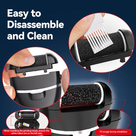 Wea&Hea stainless steel pedicure tools laid out for organized multiuse care