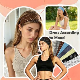 Weazppre headband next to ruler showing one-size fit and flexible sizing benefit