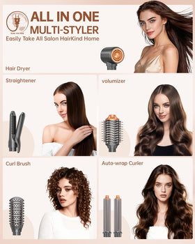 webeauty attachments layout displaying all heads for versatile styling
