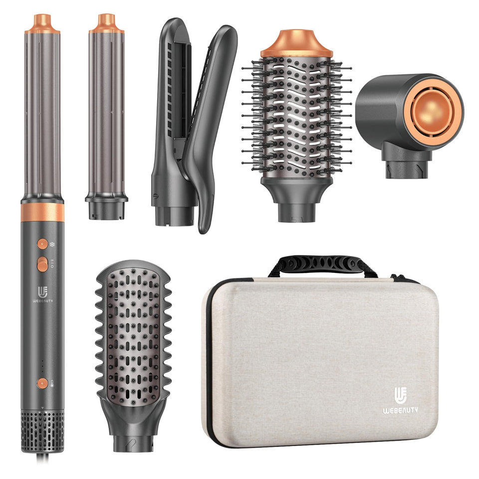 webeauty front view showing styler body and controls for easy operation