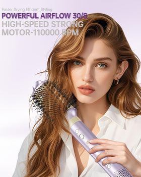 webeauty brush drying long hair quickly, faster styling for busy mornings