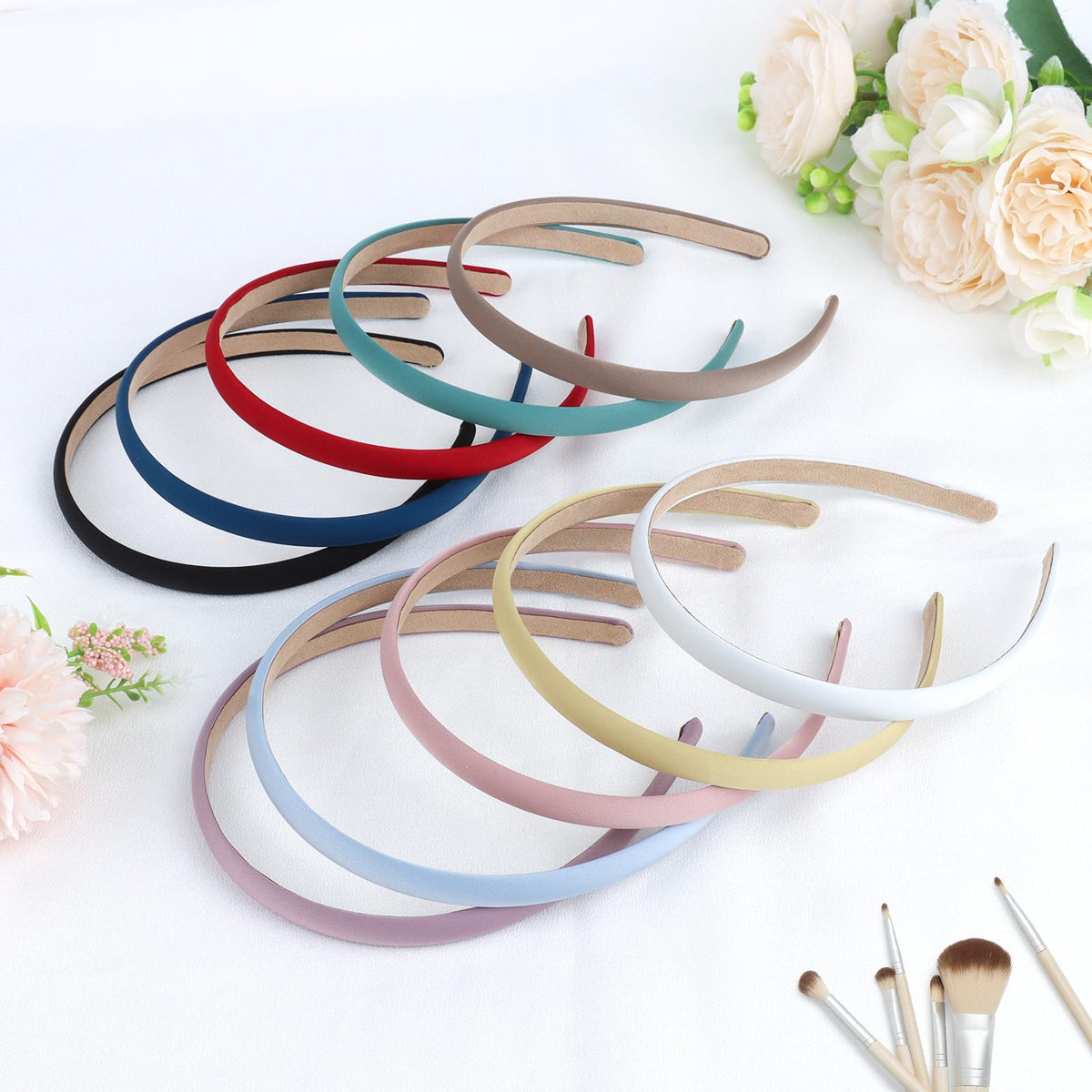 Wecoe layflat of all colors showing mix-and-match options for outfits
