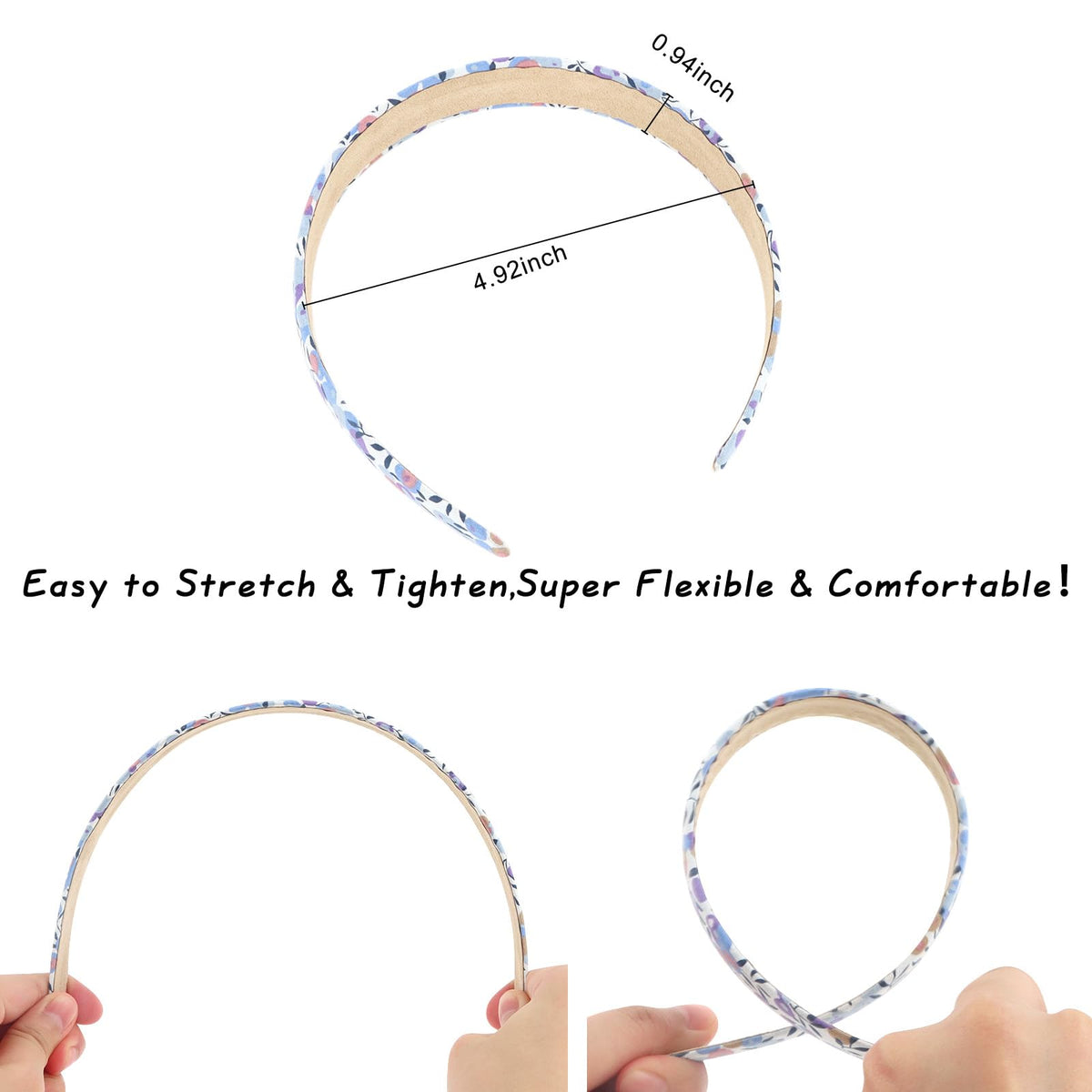 Wecoe DIY decorated headband example showcasing customization possibilities
